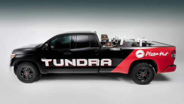 Водородный пикап Toyota Tundra превратили в мобильную пиццерию