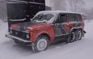 Шестиколесная LADA 4×4