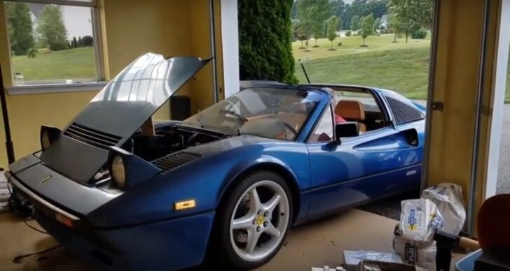 Владелец Ferrari 308 GTS потратил на установку двигателя 11 лет