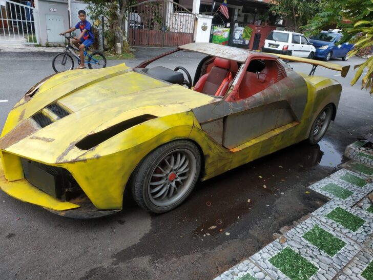 В Малайзии нашли отвратительную копию спорткара Ferrari LaFerrari