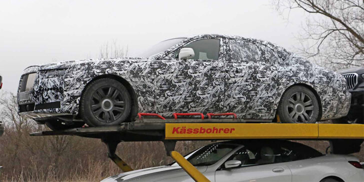 Фотографии нового Rolls-Royce Ghost впервые попали в Сеть