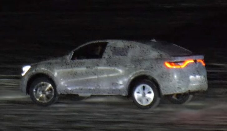Renault испытала купе-кроссовер Arkana на льду озера Ладога