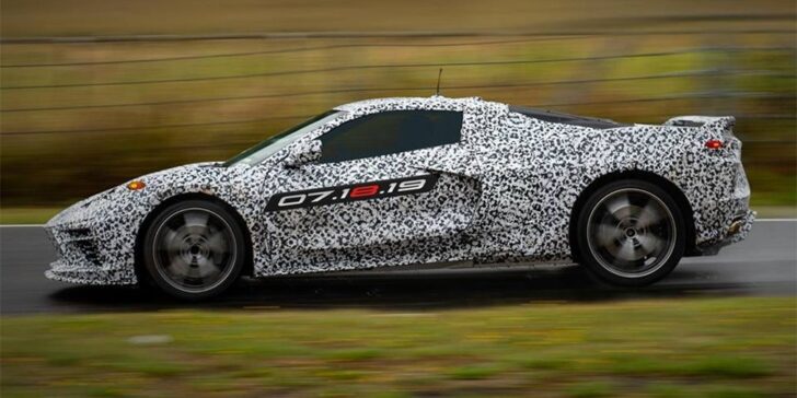 Chevrolet впервые представил среднемоторный Corvette на видео