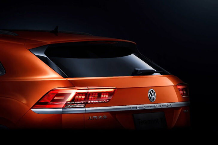 В Сети появился тизер Volkswagen Teramont Coupe