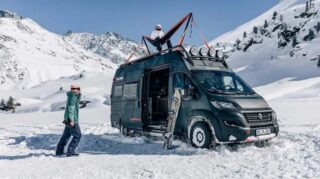 Fiat Ducato с гамаком на крыше