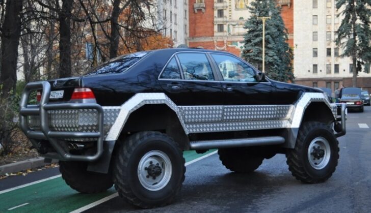Уникальный гибрид «Mercedes W140» и «Шишиги» продают за 5 млн рублей