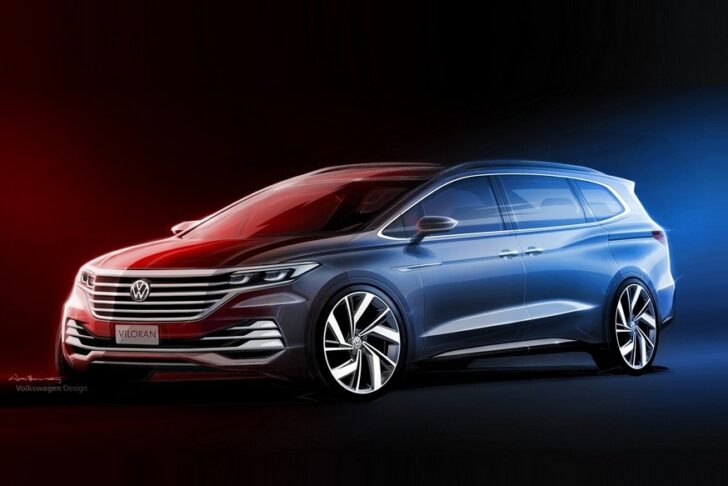 Volkswagen показал первые изображения нового минивэна Viloran