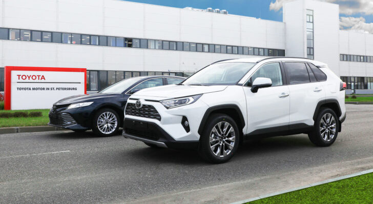 Петербургский завод Toyota приостановил производство автомобилей