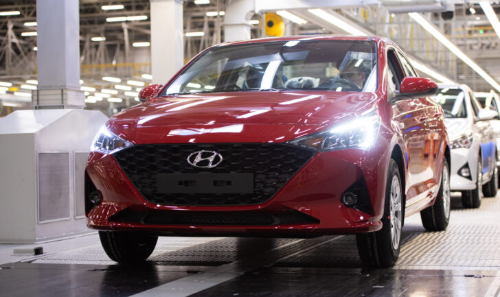 Завод Hyundai в Санкт-Петербурге остановил производство на время летнего отпуска