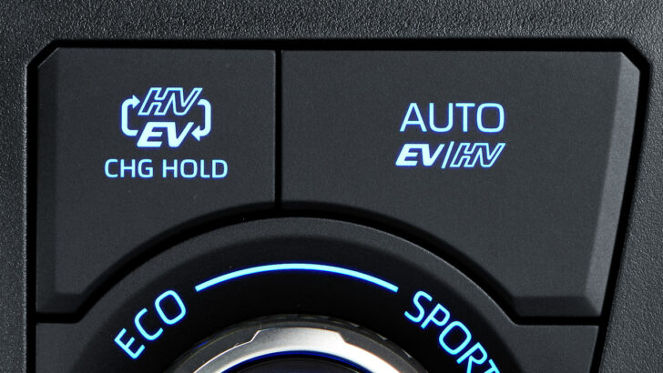 Селектор режима движения Toyota RAV4 PHEV