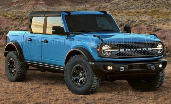 Ford расширит линейку нового Bronco версией с кузовом пикап