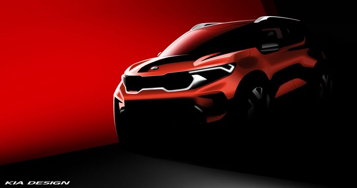Kia опубликовала первое изображение кроссовера Sonet