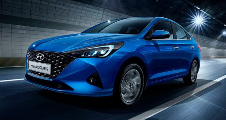 Hyundai может обновить седан Hyundai Solaris на рынке РФ