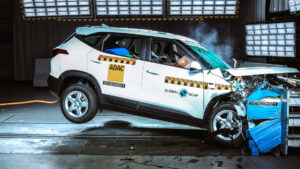 Краш-тест Kia Seltos. Фото Global NCAP