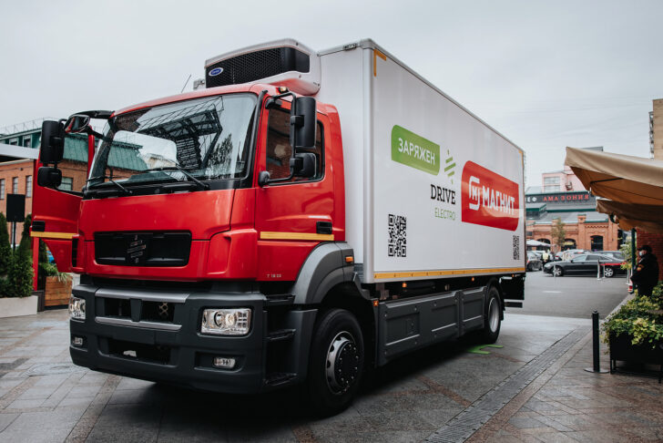 Компания Drive Electro выпустила первый среднетоннажный электрический грузовик в России
