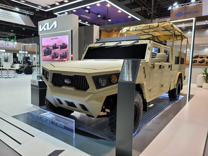 Kia представила новый брутальный внедорожник Light Tactical Cargo Truck