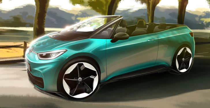 Volkswagen планирует выпустить электрический кабриолет на базе хэтчбека ID.3 Volkswagen планирует выпустить электрический кабриолет на базе хэтчбека ID.3