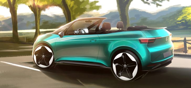 Электрокабриолет Volkswagen ID 3 Электрокабриолет Volkswagen ID 3