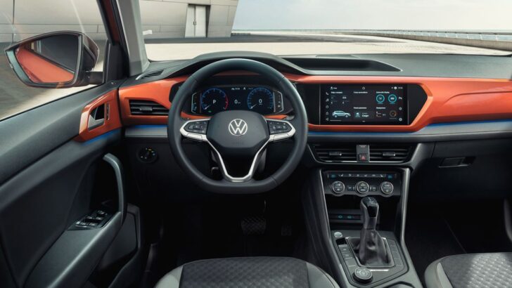 Интерьер Volkswagen Taos. Фото Volkswagen