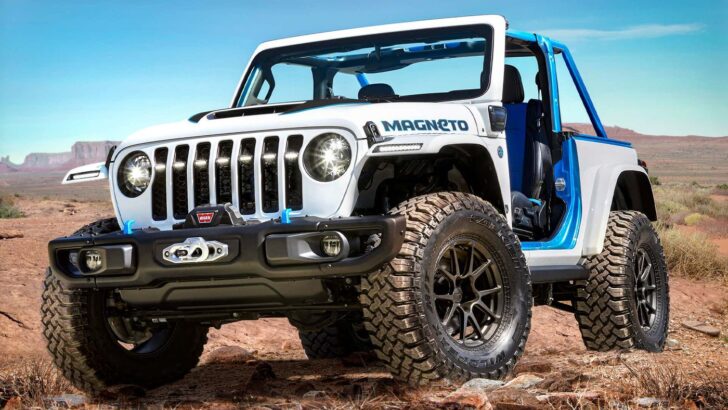 Компания Jeep представила в США электрифицированный внедорожник Jeep Magneto Concept 2021 года