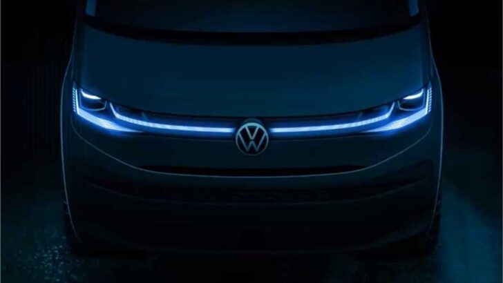 Volkswagen опубликовал первое изображение минивэна Multivan нового поколения