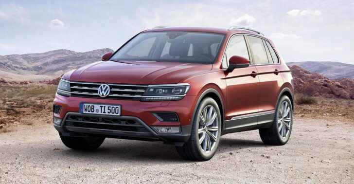 Компания Volkswagen отзывает в РФ 445 кроссоверов Volkswagen Tiguan