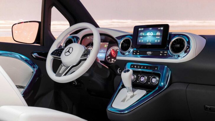 Интерьер Mercedes-Benz EQT Concept