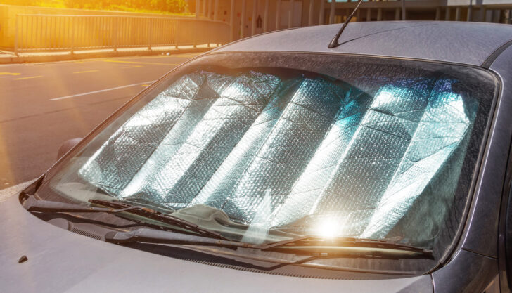 Водителей в РФ предупредили об опасности солнцезащитных экранов в автомобиле