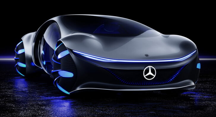Mercedes представил новую систему управления автомобилем Vision AVTR силой мысли