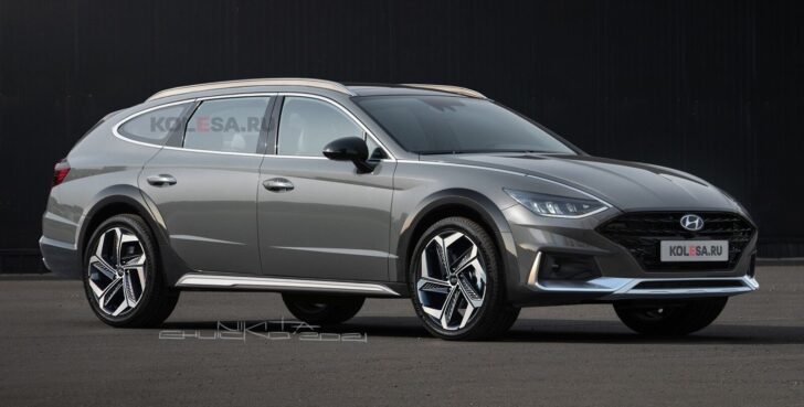 В Интернете появились первые изображения нового кросс-универсала Hyundai Sonata