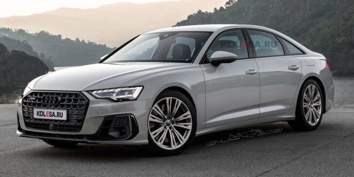 Появились первые изображения обновленного седана Audi A6