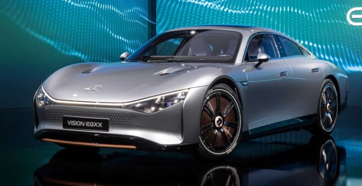 Mercedes-Benz представил электрический концепт EQXX с дальностью хода 1000 километров