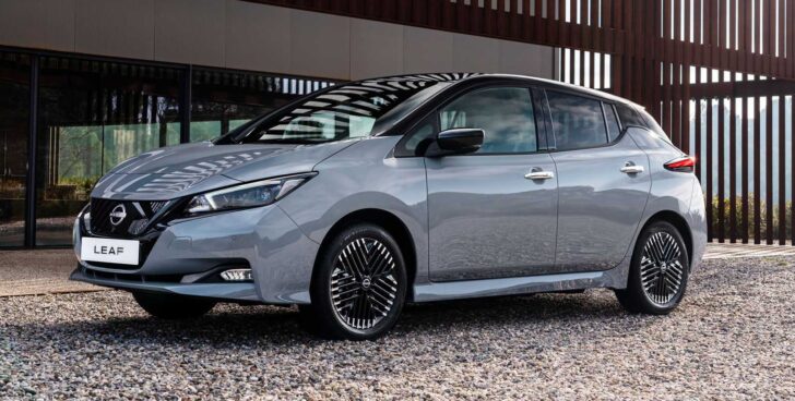 Компания Nissan представила в Европе обновленный электромобиль Nissan Leaf 2022 года
