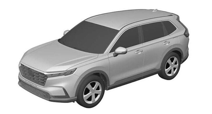 Honda получила патент на дизайн кроссовера Honda CR-V нового поколения
