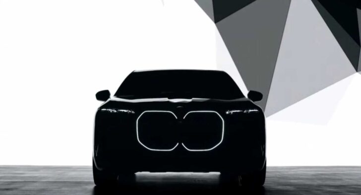 BMW i7 Teaser. Фото BMW
