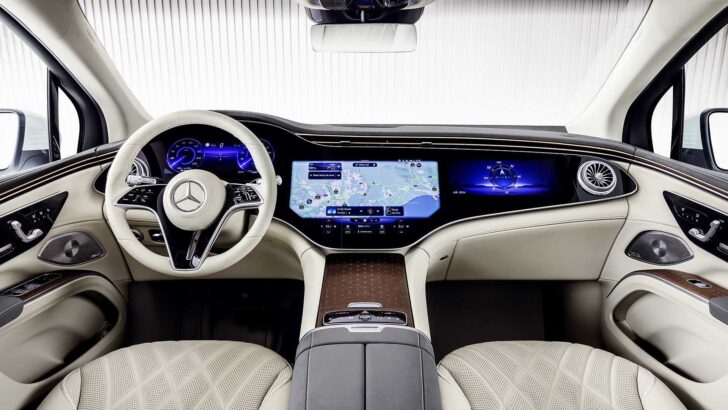 Интерьер Mercedes-Benz EQS SUV. Фото Mercedes-Benz