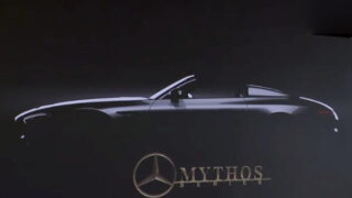 Mercedes Mythos Speedster Teaser. Фото Mercedes-Benz