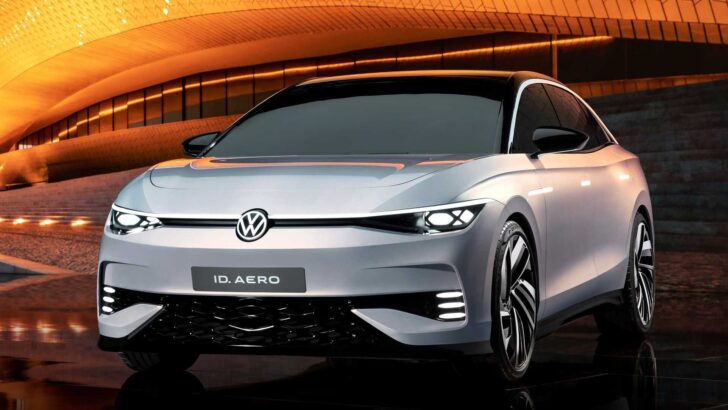 Volkswagen представил прототип электрического седана ID. Aero 2023 года для Европы и Китая
