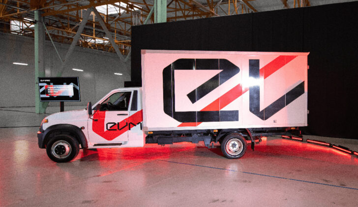 В Москве разработали российский электрический грузовик EVM PRO на базе УАЗ Профи