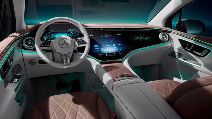 Mercedes-Benz показал салон нового кроссовера EQS SUV