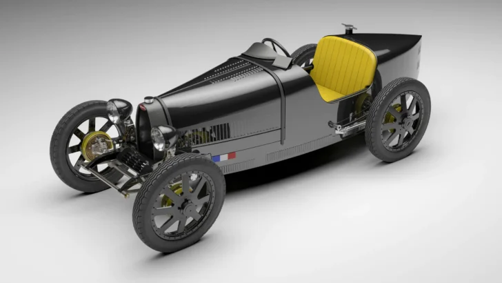 Компания Bugatti представила детский двухместный автомобиль Baby II Carbon Edition
