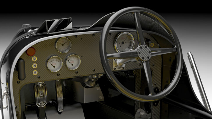Интерьер Bugatti Baby II Carbon Edition