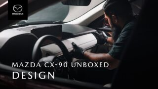 Салон Mazda CX-90. Стоп-кадр видеотизера Mazda