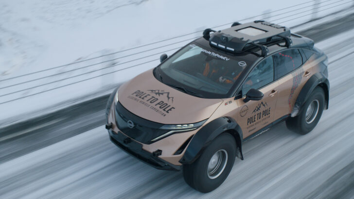 Представлен модернизированный Nissan Ariya для экспедиции от Северного до Южного полюса