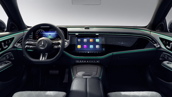 Интерьер нового Mercedes-Benz E-Class