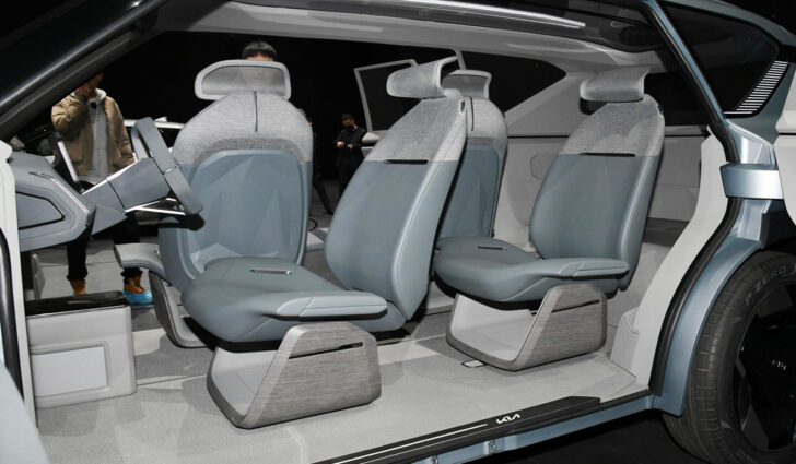 Интерьер Kia EV5 Concept