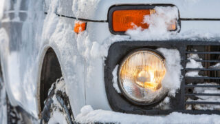 LADA Niva в снегу