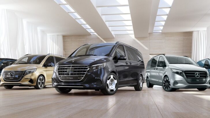 Mercedes-Benz представил обновленные V-Class, Vito, EQV, eVito и V-Class Marco Polo
