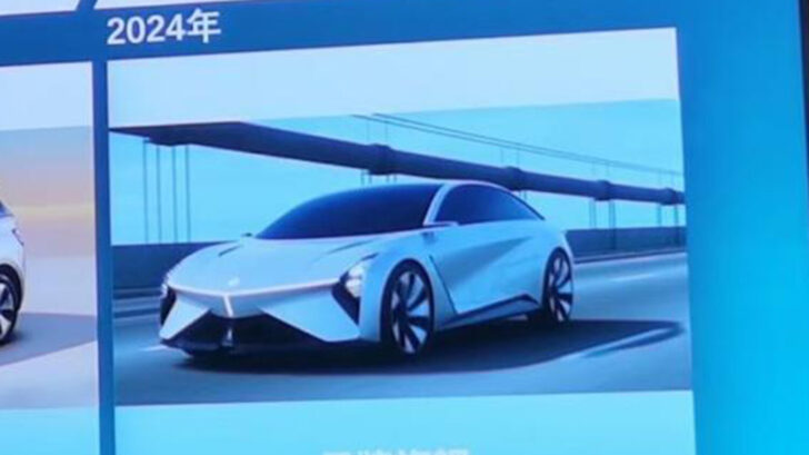 В Китае появится новый электрический седан без боковых зеркал