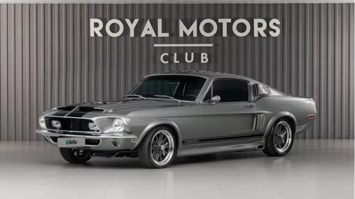 В России выставили на продажу редкий маслкар Ford Mustang Shelby GT500 Eleanor 1968 года